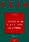  Collectif - Clio N° 8/1998 : Georges Duby Et L'Histoire Des Femmes.
