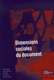 Jean Meyriat et Regina Maria Marteleto - Sciences de la Société N° 68, Mai 2006 : Dimensions sociales du document.