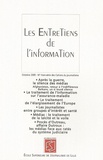 Loïc Hervouet - Les cahiers du journalisme N° Hors-série, Octob : Les Entretiens de l'information.