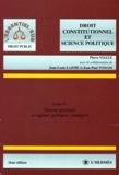 Pierre Vialle - Droit Constitutionnel Et Science Politique. Tome 1, Theorie Generale Et Regimes Politiques Etrangers, 2eme Edition 1998.