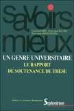 Claudine Dardy et Dominique Maingueneau - Un genre universitaire : le rapport de soutenance de thèse.