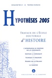 Nicolas Lyon-Caen et Jenny Raflik-Grenouilleau - Hypothèses 2005 - Travaux de l'Ecole doctorale d'histoire de l'université Paris I Panthéon-Sorbonne.