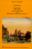 Marie-F Vallon et  Institut Claude Longeon - Catalogue du fonds italien, XIXe siècle, Auguste Boullier, de la Bibliothèque municipale de Roanne.
