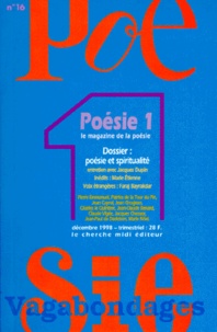 Jean Orizet - Poesie 1 / Vagabondages N° 16 Decembre 1998 : Poesie Et Spiritualite.