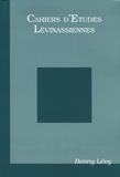Carine Brenner - Cahiers d'Etudes Lévinassiennes N° Hors-série 2005 : Benny Lévy.
