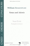 Yves Peyré et François Laroque - William Shakespeare, "Venus and Adonis".