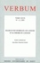 Anne-Marie Chabrolle-Cerretini - Verbum N° 1-2/2005 : Tome 27, Wilhem von Humboldt, les langues et sa théorie du langage.