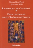  Léon XIII Pape - La pratique de l'humilité - Deux lettres de Sainte Thérèse de Lisieux.