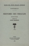 Bernard de Fontenelle - Histoire des oracles.