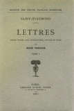 Charles de Saint-Evremond - Lettres - Tome I.