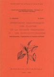 Georges Cremers et Michel Hoff - Inventaire taxonomique des plantes de la Guyane française - Tome 4, Les monocotylédones (orchidacées, cyperacées et poacées exclues).
