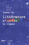  CRDP Aquitaine - Quand la littérature s'invite en classe - Guide des écrivains aquitains.