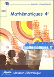 Christiane Michel et Jean Michel - Mathématiques 4e, Classeur électronique - CD-ROM Licence établissement.