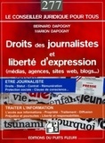 Bernard Dapogny et Marion Dapogny - Droits des journalistes et liberté d'expression - (Médias, agences, sites internet, blogs...).