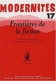 René Audet et Alexandre Gefen - Frontières de la fiction.