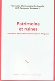 Dominique Audrerie - Patrimoine et ruine - Deuxièmes rencontres Patrimoniales de Périgueux.