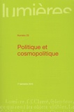 Tristan Coignard - Lumières N° 25, 1er semestre 2015 : Politique et cosmopolitique.