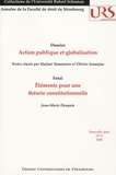 Hajimé Yamamoto et Olivier Jouanjan - Annales de la Faculté de droit de Strasbourg N° 8, 2006 : Action publique et globalisation.