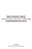 Aurélie Choné et Catherine Repussard - Recherches germaniques N° 44/2014 : .