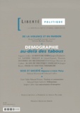  Anonyme - Liberte Politique N° 12 Avril/Mai 2000 : Demographie. Au-Dela Des Tabous.