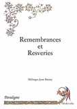 Jean Batany - Remembrances et Resveries.