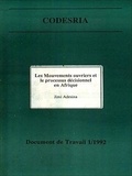 Jimi Adesina - Les Mouvements ouvriers et le processus décisionnel en Afrique.