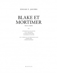 Les aventures de Blake et Mortimer Oeuvres complètes Tome 2 L'énigme de l'Atlandide ; SOS météores ; Le piège diabolique ; L'affaire du collier ; Les 3 formules du professeur Sato, Tomes 1 et 2. Avec un ex-libris -  -  Edition de luxe