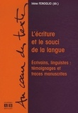 Irène Fenoglio et Nancy Huston - L'écriture et le souci de la langue - Ecrivains, linguistes : témoignages et traces manuscrites.