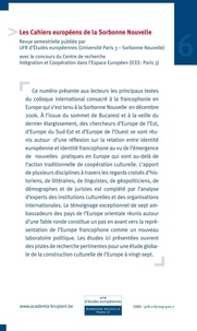 Les Cahiers européens de la Sorbonne Nouvelle N° 6, Septembre 2008 Nouveaux visages de la francophonie en Europe