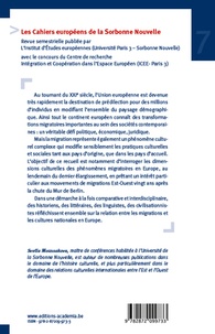 Les Cahiers européens de la Sorbonne Nouvelle N° 7 Migrations culturelles en Europe à vingt-sept. Quand l'Est rencontre l'Ouest, vingt ans après