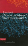 Carlo Rovelli - Qu'est-ce que le temps ? Qu'est-ce que l'espace ?.