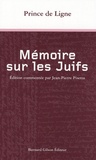 Charles-Joseph de Ligne - Mémoire sur les Juifs.