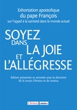  Pape François et  Christus - Soyez dans la joie et l'allégresse (Gaudete et exsultate) - Sur l'appel à la sainteté actuel - Exhortation apostolique du Pape François.