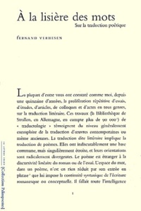 Fernand Verhesen - A La Lisiere Des Mots.