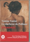  Stendhal - Vanina Vanini - La duchesse de Palliano. 1 CD audio MP3