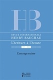 Myriam Watthée-Delmotte et Catherine Mayaux - Revue internationale Henry Bauchau N° 3/2010 : L'ancrage suisse.