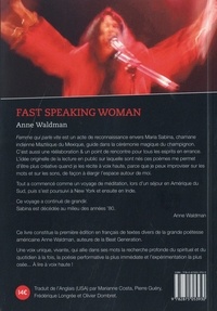 Fast speaking woman. Femme qui parle vite
