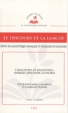 Laura Calabrese et Laurence Rosier - Le discours et la langue N° 1.1/2009-2010 : Ethnotypes et sociotypes : normes, discours, cultures.