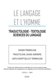  XXX - Dossier Terminologie - 40 Traductologie : usages, ingénierie, carte conceptuelle et terminologie - 2005 - 40.1.