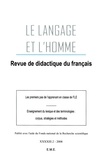 Luc Collès - Le Langage et l'Homme Volume 43 N° 2/2008 : Les premiers pas de l'apprenant en classe de FLE.