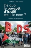 Joël Kotek et Alain Soriano - De quoi le boycott d'Israël est-il le nom ?.