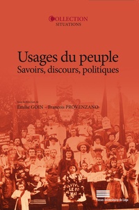 François Provenzano - Usages du peuple - Savoirs, discours, politiques.