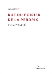 Xavier Deutsch - Rue du Poirier de la Perdrix.