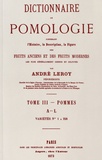 André Leroy - Dictionnaire de pomologie - Tome 3, Pommes A-L.