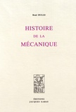 René Dugas - Histoire de la mécanique.