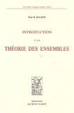 Paul Richard Halmos - Introduction à la théorie des ensembles.