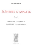 Jean Dieudonné - Eléments d'analyse - Tome 5, Chapitre XXI.