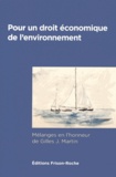 Jean-Baptiste Racine - Pour un droit économique de l'environnement - Mélanges en l'honneur de Gilles J. Martin.