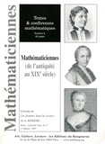 Annick Boisseau - Mathématiciennes (de l'Antiquité au XIXe siècle).