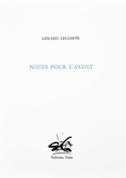 Gérard Lecomte - Notes pour l'avent.